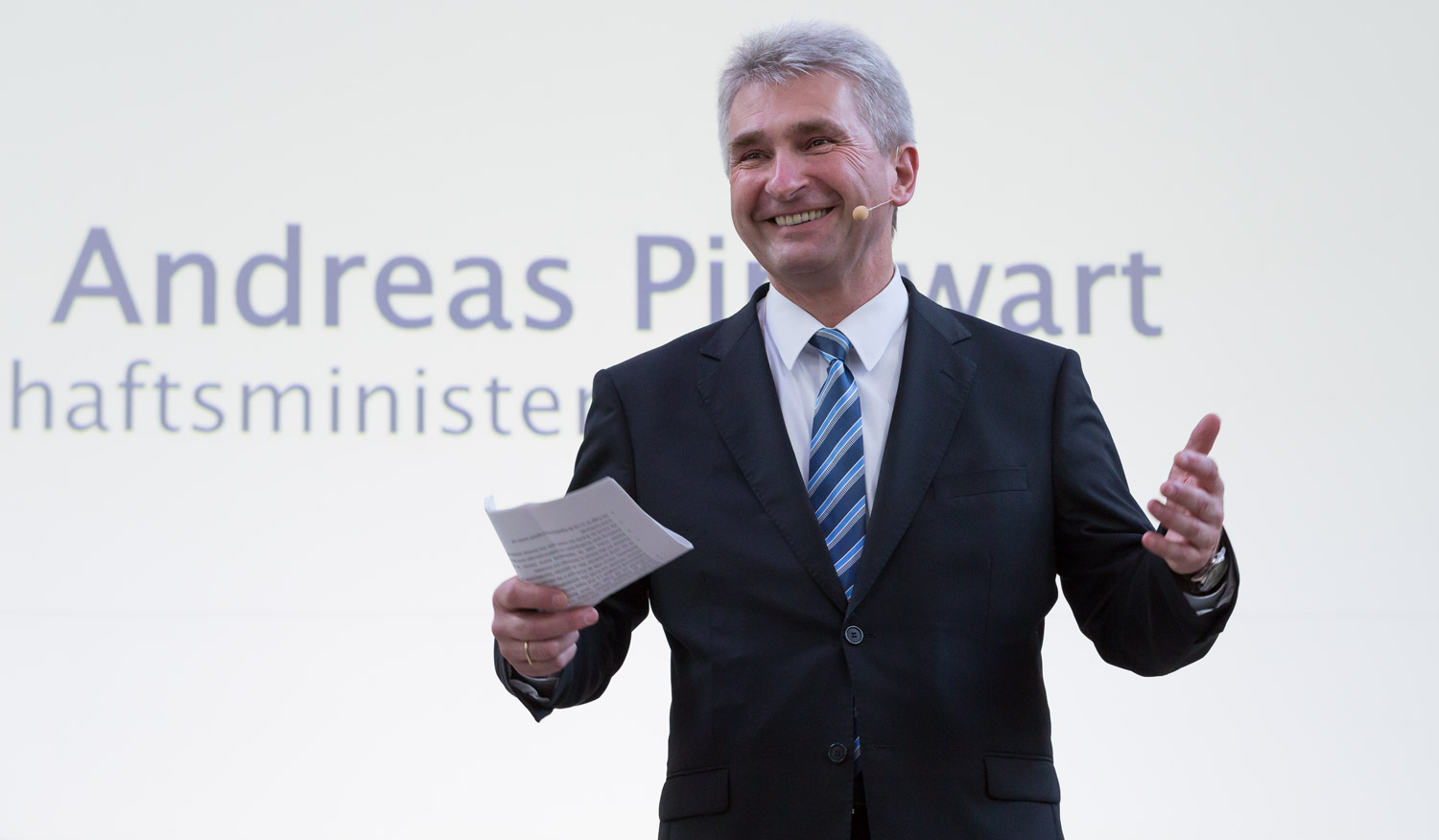 Andreas Pinkwart, Minister für Wirtschaft, Innovation, Digitalisierung und Energie des Landes Nordrhein-Westfalen